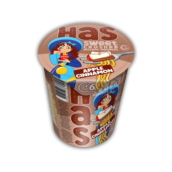 HAS noodles Apple Cinnamon – sweet apple and cinnamon flavour
